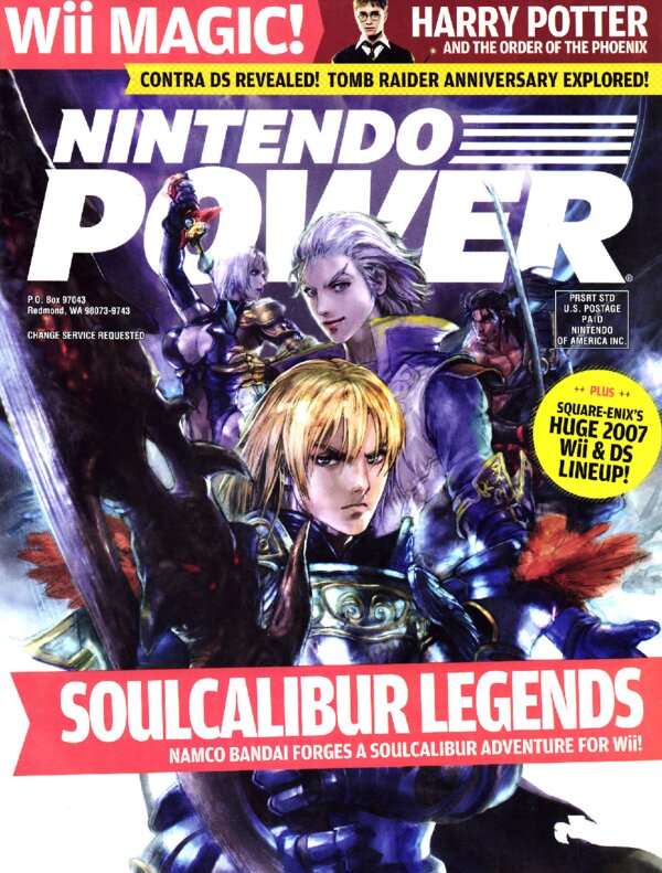Nintendo Power Issue 218 (August 2007) cover